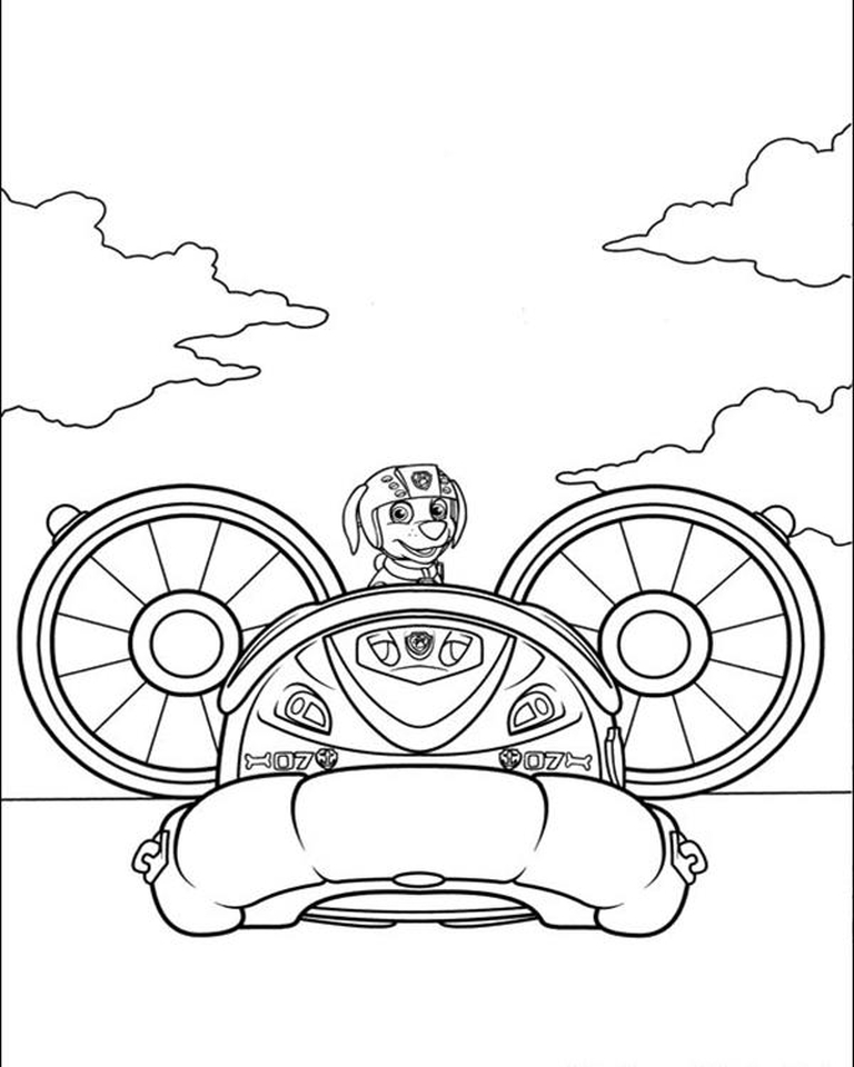 Kids Printable Paw Patrol Coloring Pages Zuma 53678