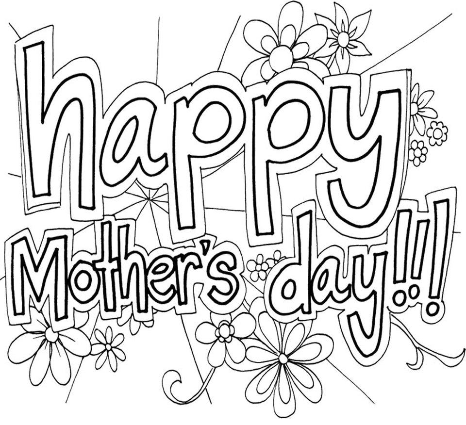 Get This Online Printable Mother's Day Coloring Pages for Adults - 97021