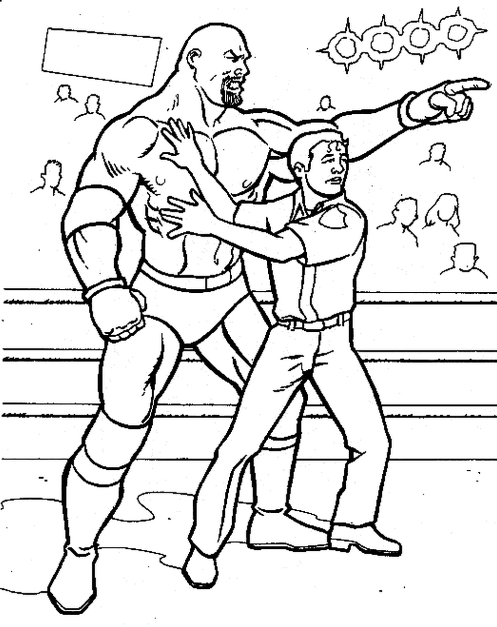 Get This Printable wwe coloring pages goldberg - 41947