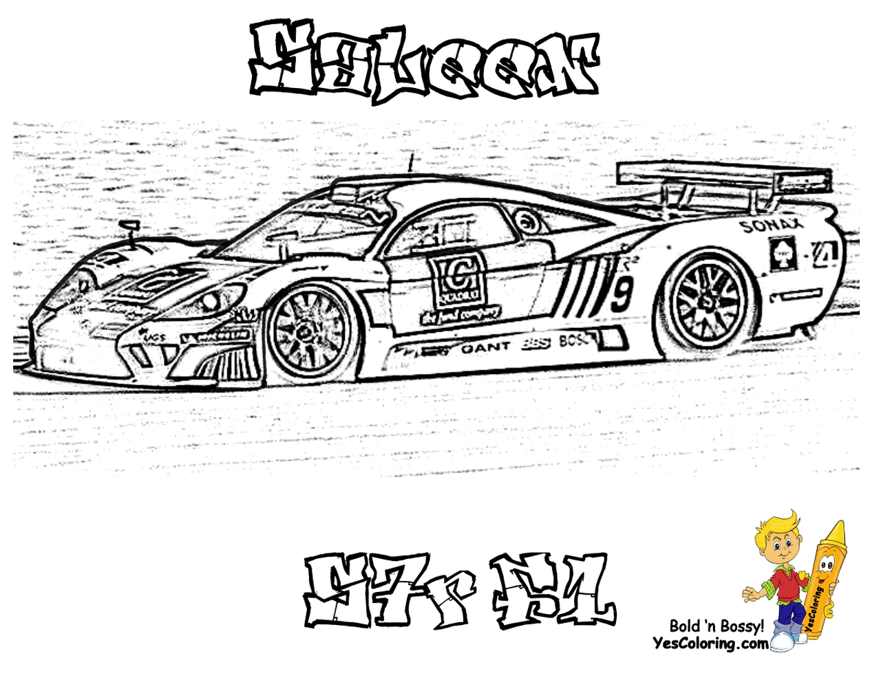nascar car coloring pages - photo #19