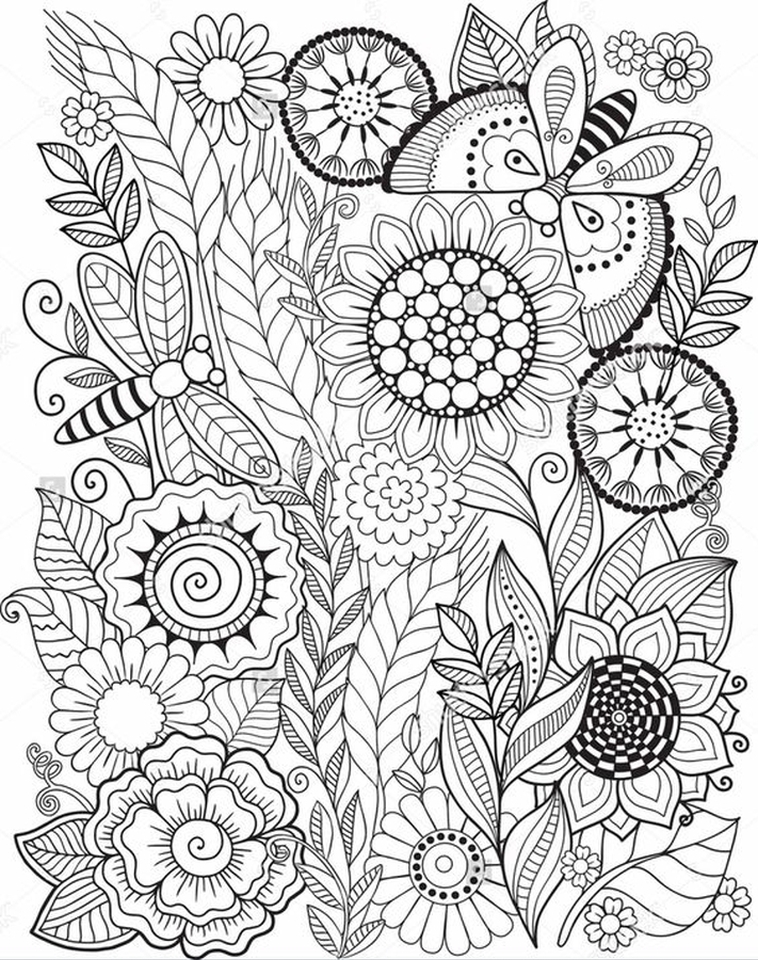 Get This Summer Coloring Pages to Print Out for Adults  75021