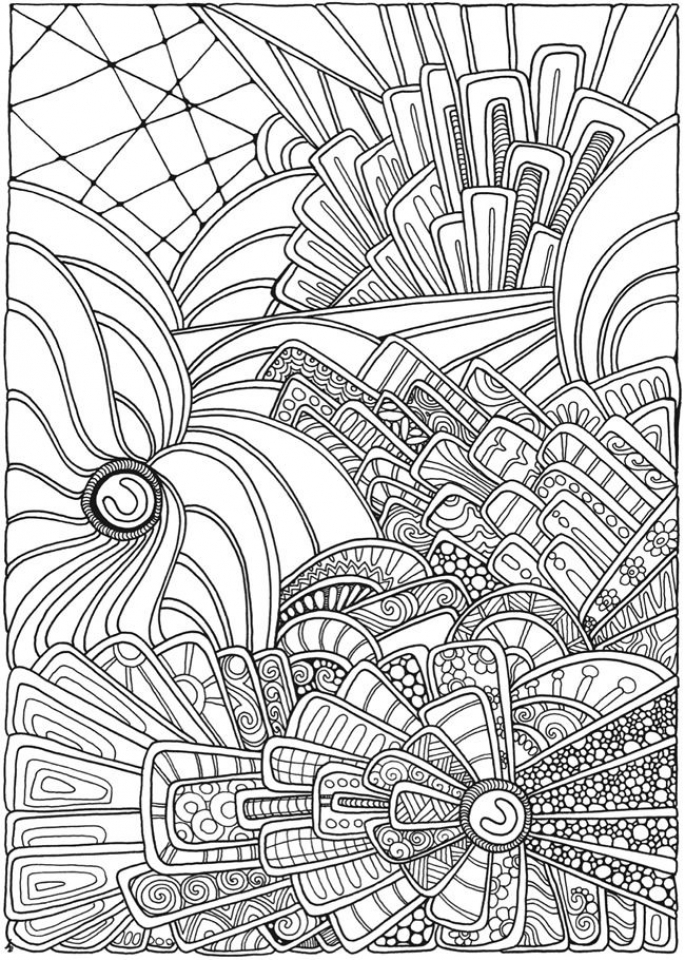 coloring abstract zentangle grown ups mandala adult colouring dover sheets adults pattern doodle books publications creative doodles haven printable doverpublications