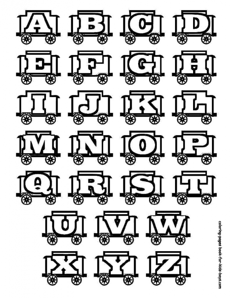 Get This Alphabet Coloring Pages for Kindergarten Students 90830