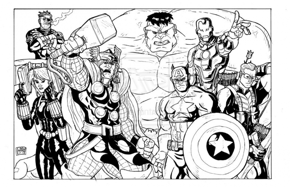 Get This Avengers Coloring Pages Boys Printable 31758