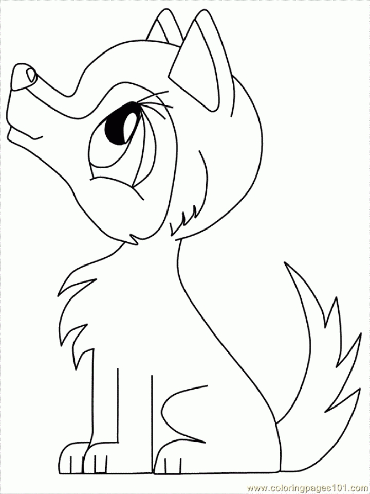 Get This Baby Wolf Coloring Pages 75612