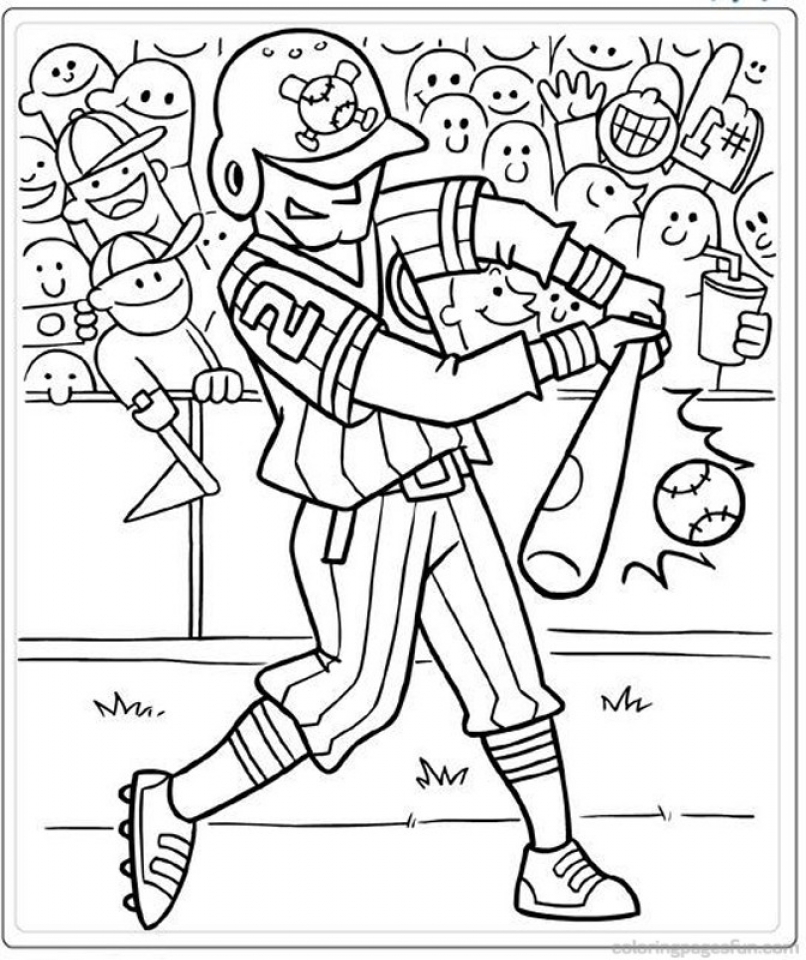 Get This Baseball Coloring Pages Kids Printable 63551