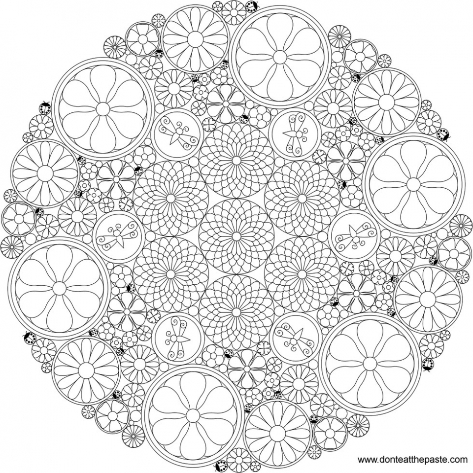 Get This Beautiful Abstract Coloring Pages Printable for