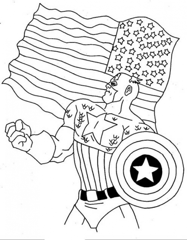 Winter Soldier Arm Pattern Sketch Coloring Page