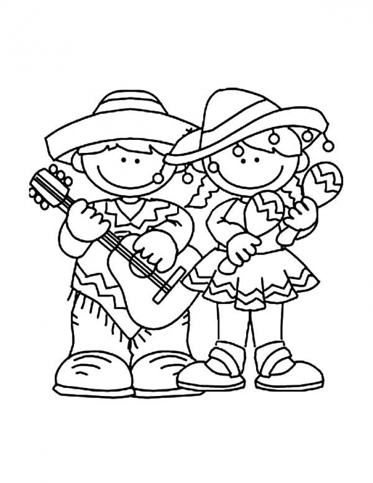Get This Cinco de Mayo Coloring Pages Free for Children 56281