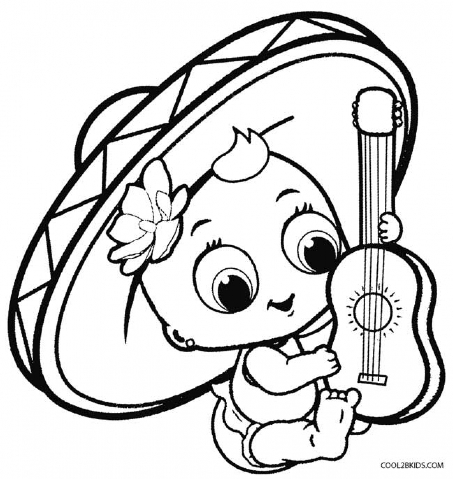 Cinco de Mayo Coloring Pages to Print for Kids