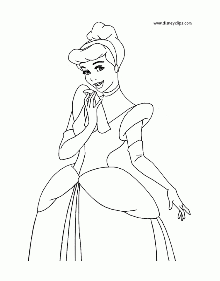 Girls Princess Coloring Pages 10
