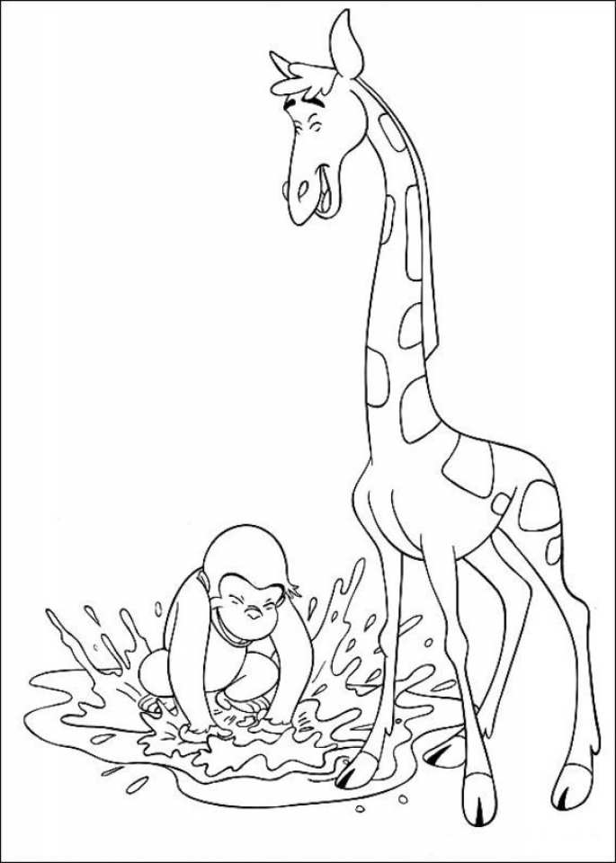 Get This Curious George Coloring Pages for Kids 61830