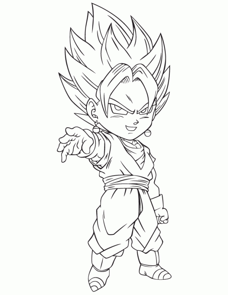 Cool Dragon Ball Z Coloring Pages PDF - Coloringfolder.com