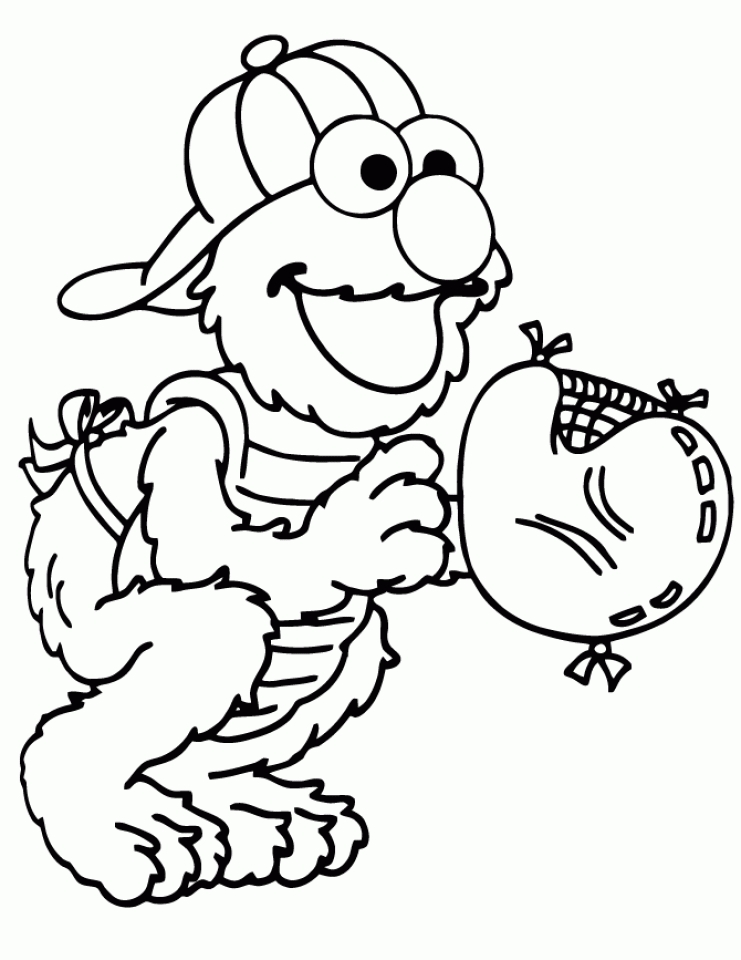Elmo Coloring Pages Print Kids 90527