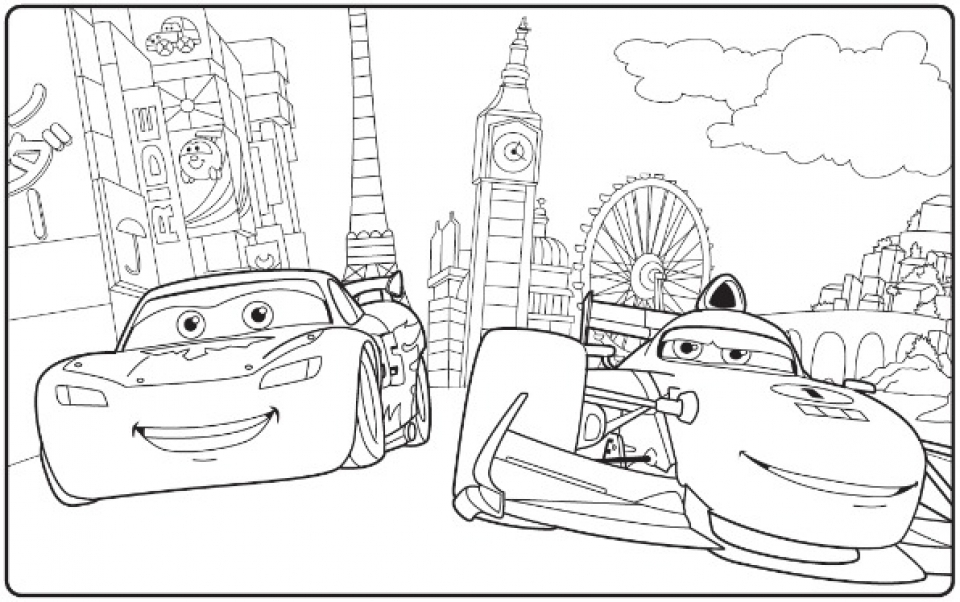 20+ Free Printable Disney Cars Coloring Pages - EverFreeColoring.com
