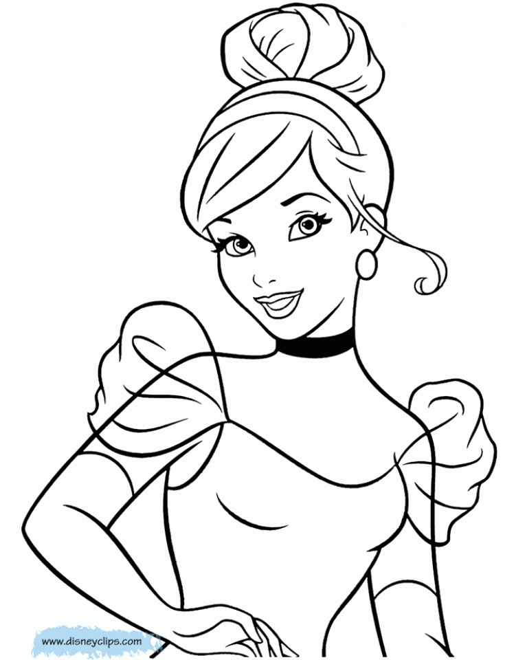 Download Get This Free Cinderella Coloring Pages to Print 94076