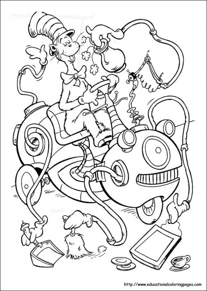 Get This Free Dr Seuss Coloring Pages 49221