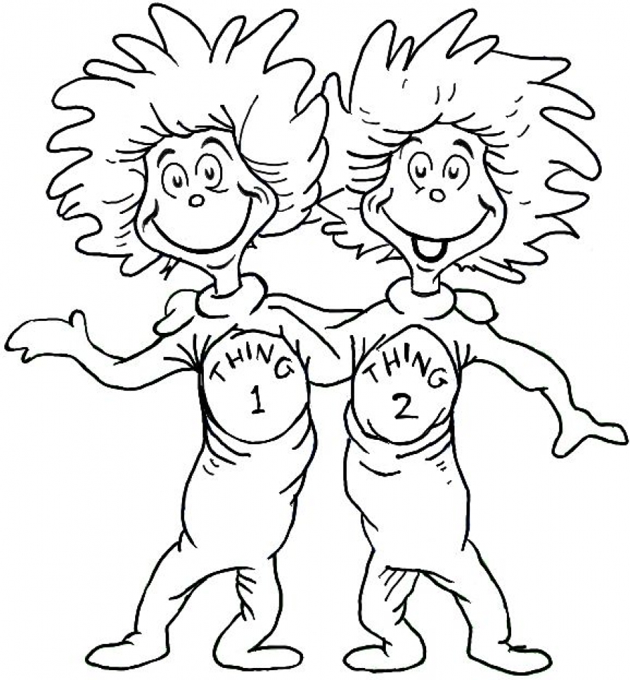 Get This Free Dr Seuss Coloring Pages 68323