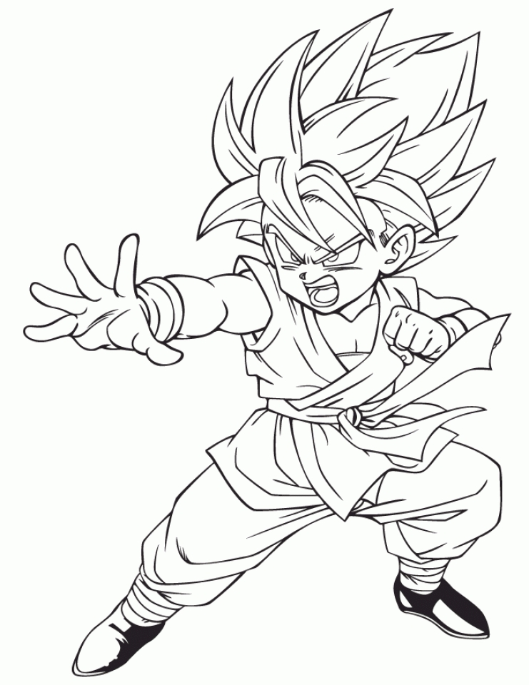 Download Get This Free Dragon Ball Z Coloring Pages to Print 68787