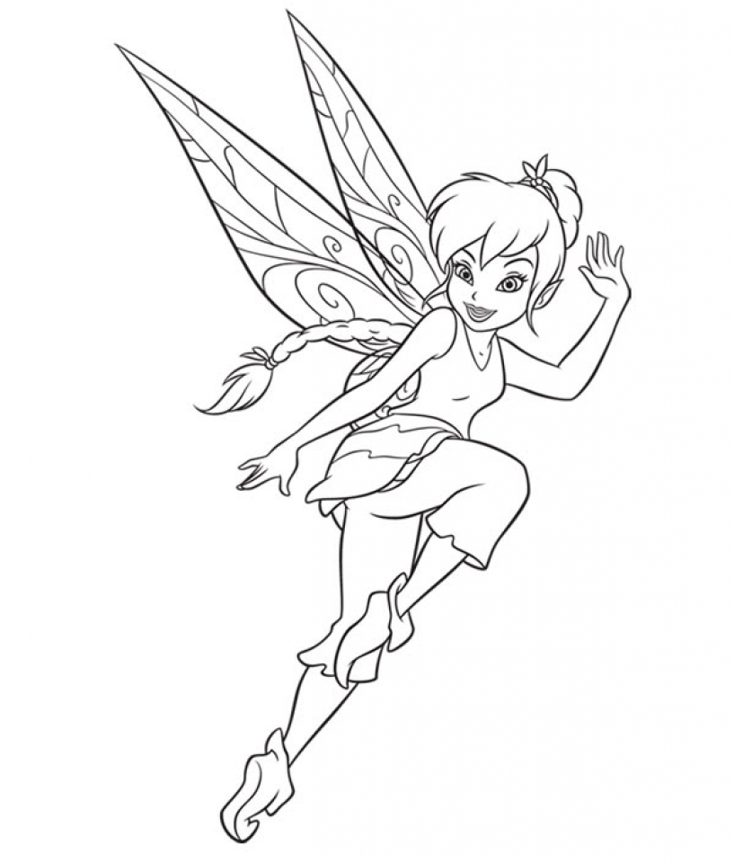 Little Fairy Coloring Pages