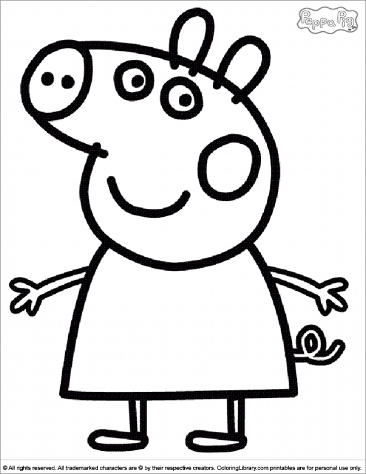 Get This Free Peppa Pig Coloring Pages To Print 92990