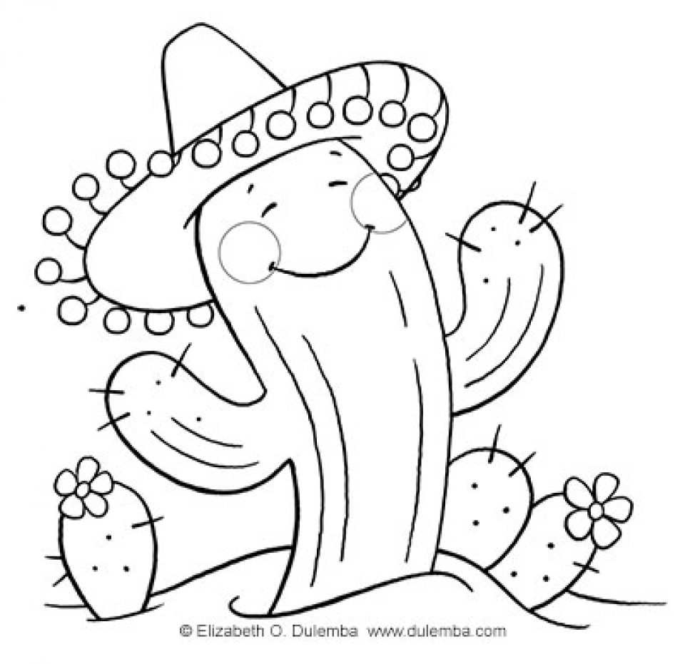 Cinco De Mayo Coloring Pages For Kides - smart-kiddy.blogspot.com