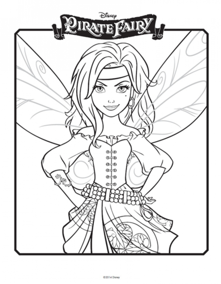 free tinkerbell coloring pages to print