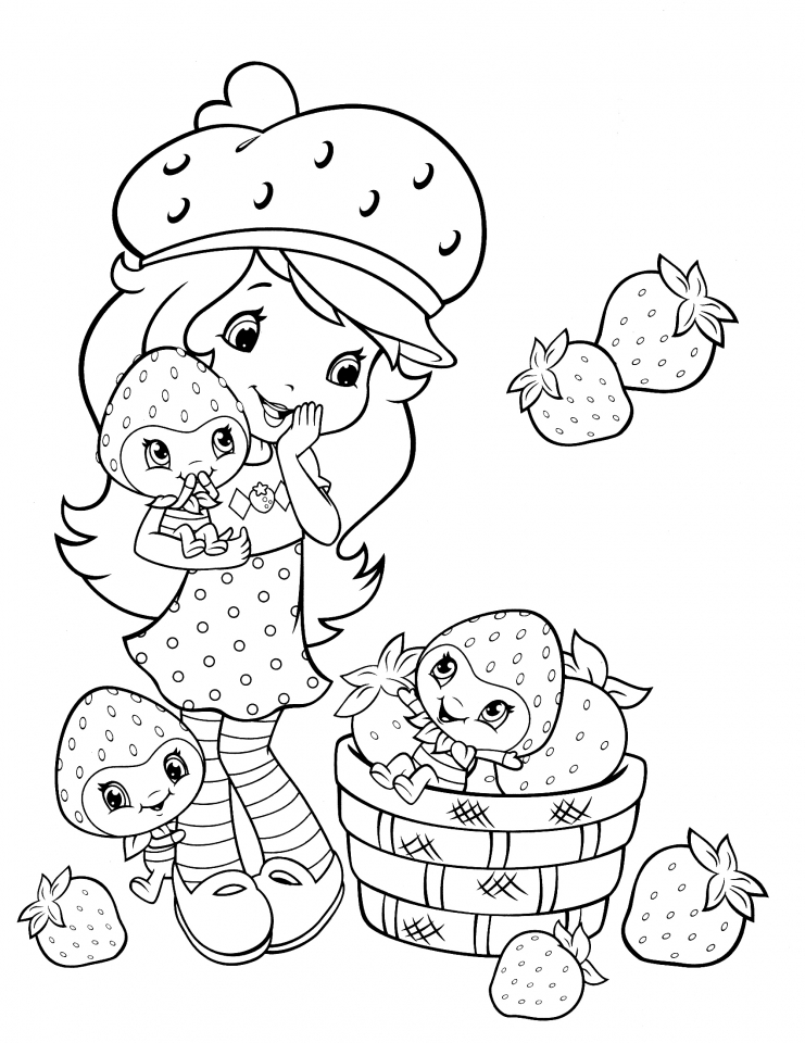 Get This Fun Strawberry Shortcake Coloring Pages for Girls 27950