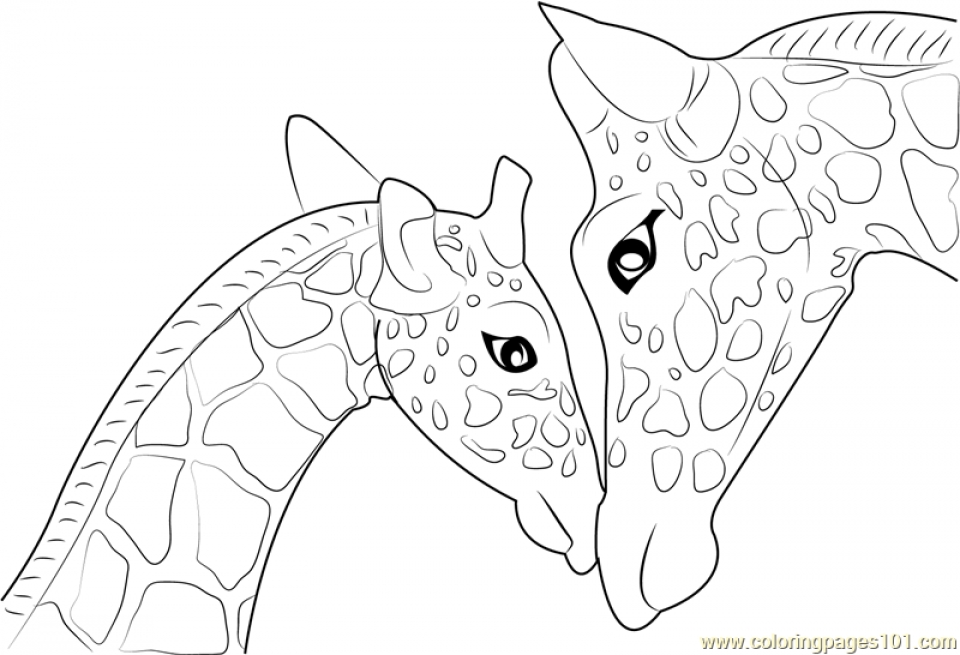 Get This Giraffe Coloring Pages Free 74551