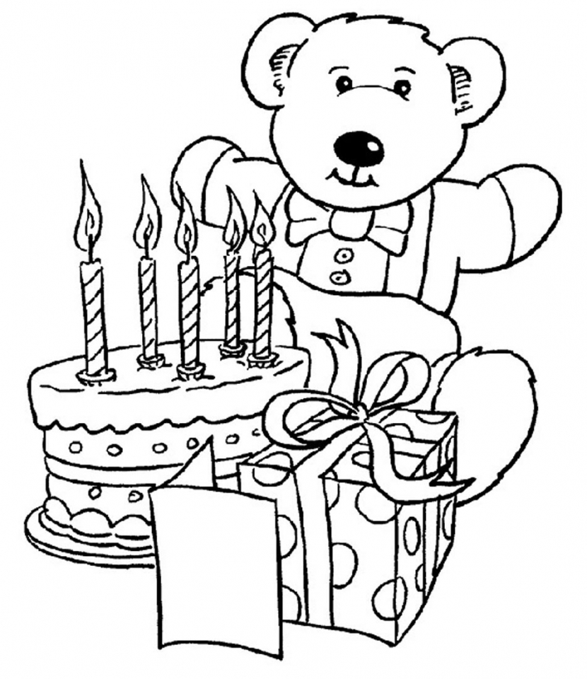25 Free Printable Happy Birthday Coloring Pages 25 Free Printable Happy Birthday Coloring