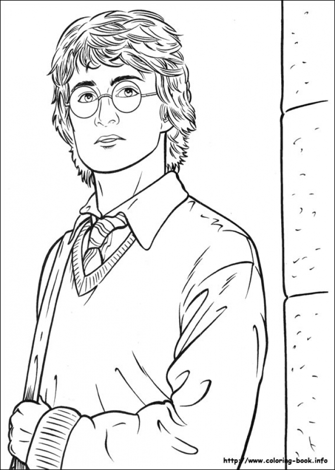 20+ Free Printable Harry Potter Coloring Pages - EverFreeColoring.com