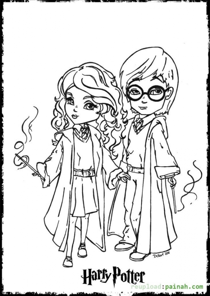 Get This Harry Potter Coloring Pages Printable Free 41660