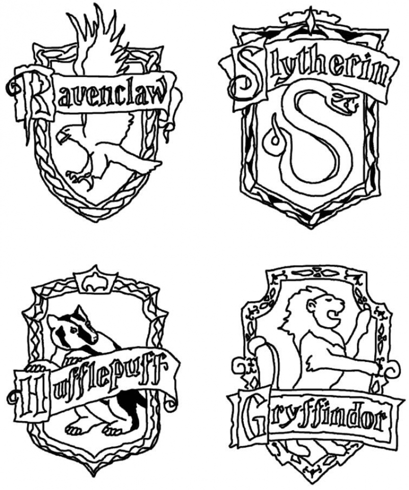 harry potter coloring pages