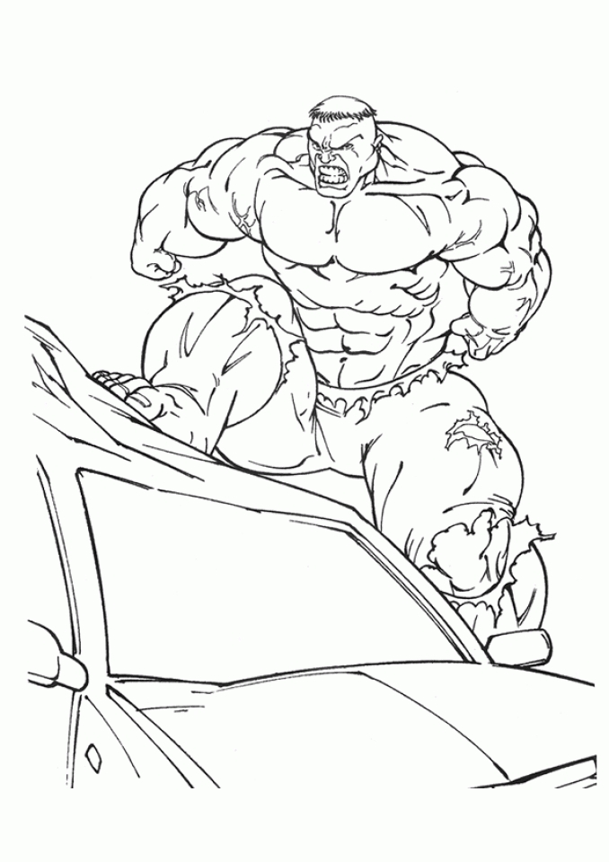 Get This Hulk Coloring Pages to Print for Boys 88562
