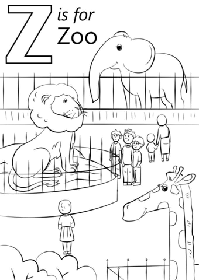 Get This Kids Printable Zoo Coloring Pages Free 36472