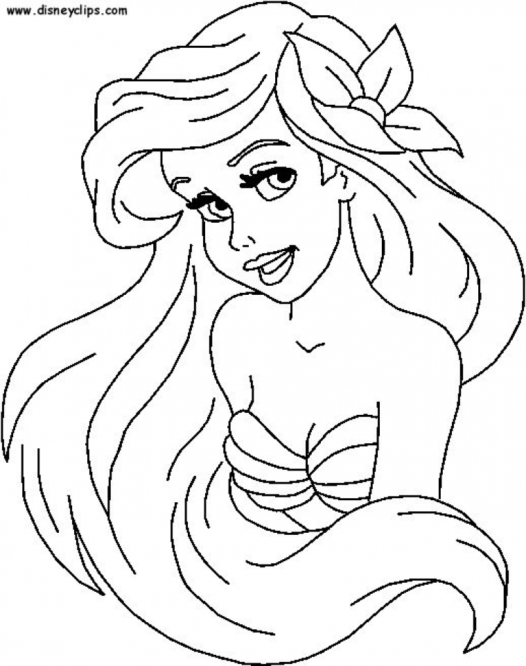 Get This Little Mermaid Coloring Pages Disney Printable 17589