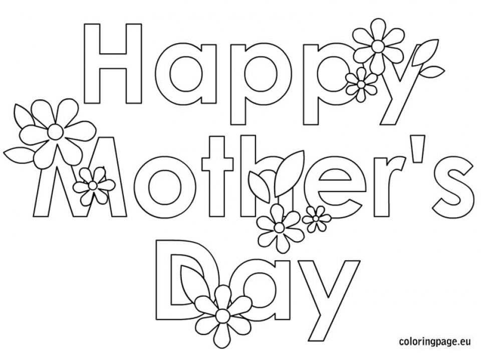 Get This Mothers Day Coloring Pages for Kids 15269