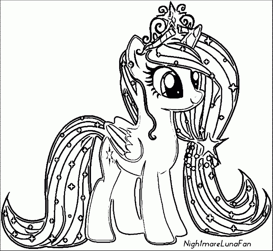 My Little Pony Coloring Pages to Print for Girls
