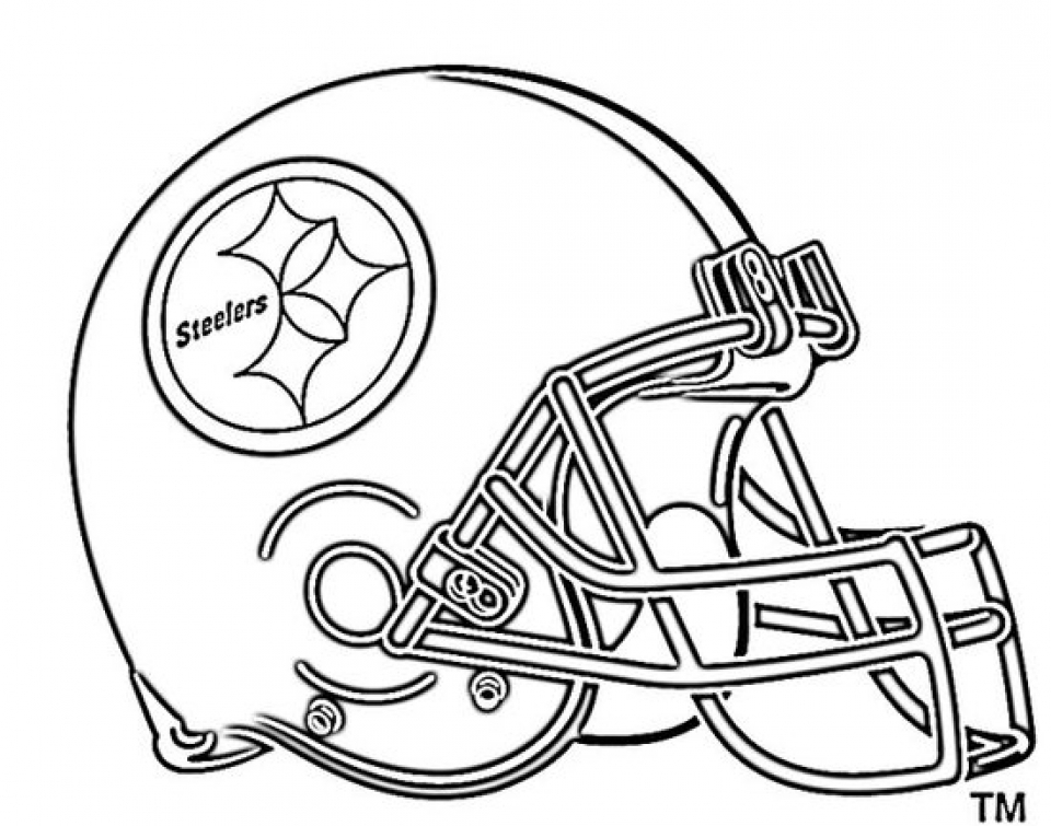 nfl football helmet coloring pages