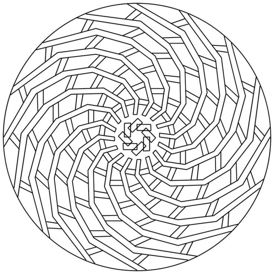 Get This Online Geometric Coloring Pages 79597