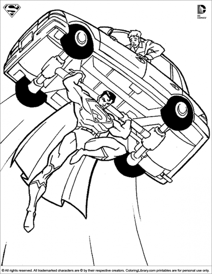 Get This Online Superman Coloring Pages 81476