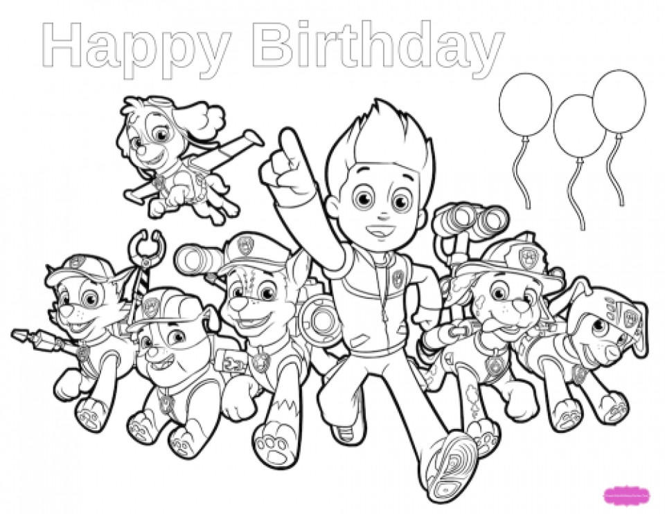 Get This Paw Patrol Coloring Pages Online for Kids 94627