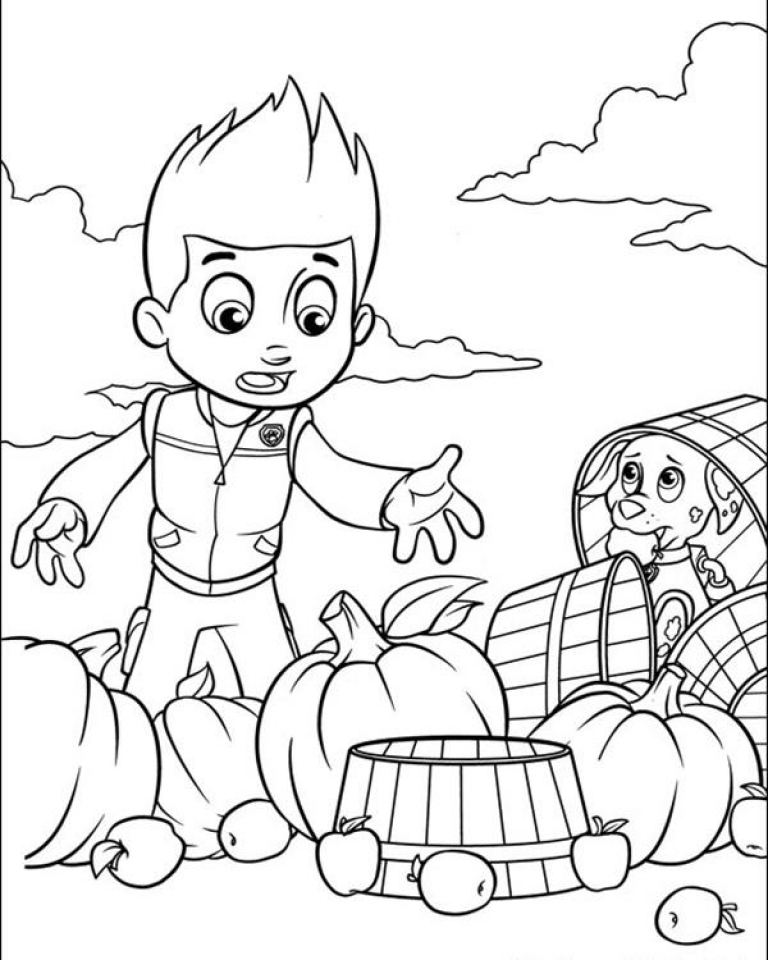 get this paw patrol preschool coloring pages to print