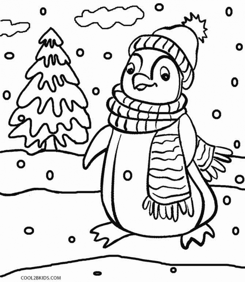 Get This Penguin Coloring Pages for Preschoolers 20 