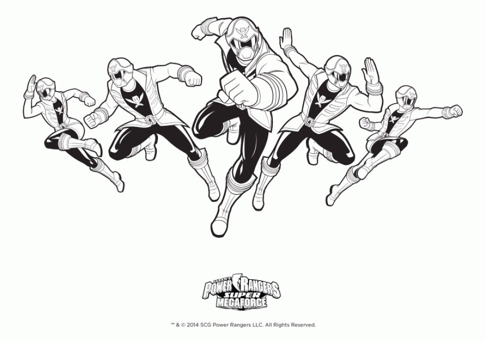 classic power rangers coloring pages - photo #19