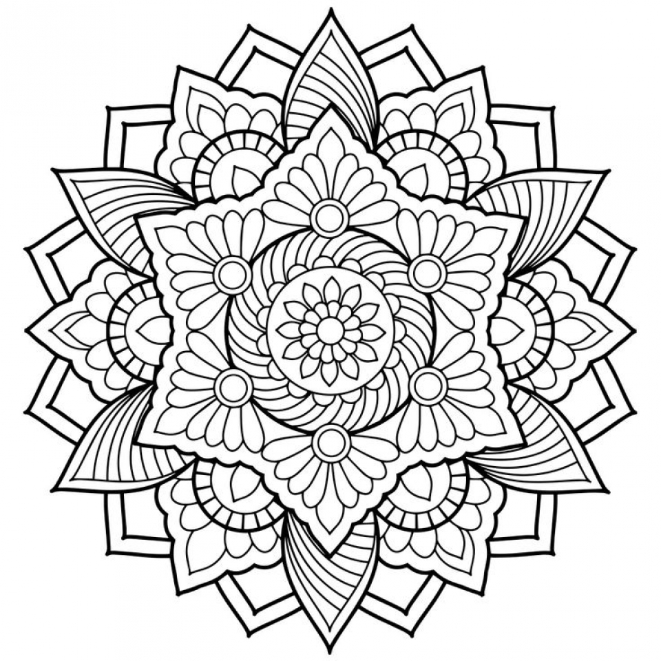 Get This Printable Abstract Coloring Pages Online 42671