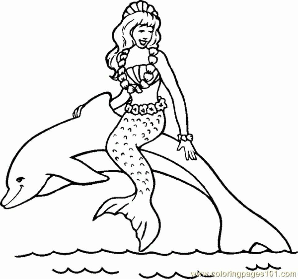 printable dolphin coloring pages