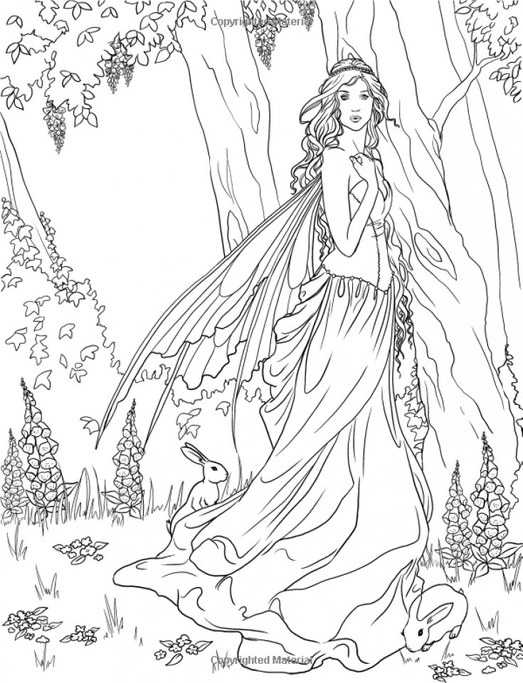 20 free printable fairy coloring pages  everfreecoloring