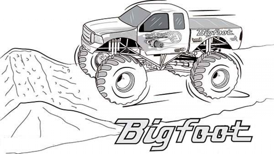Download Get This Printable Monster Truck Coloring Pages 29310