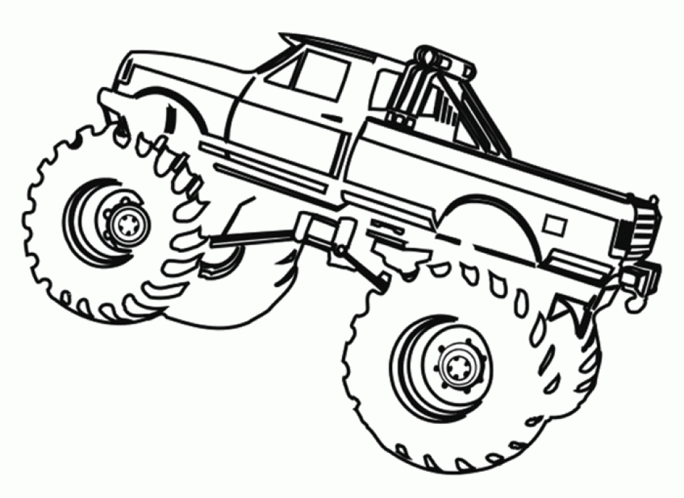 20 Free Printable Monster Truck Coloring Pages EverFreeColoring